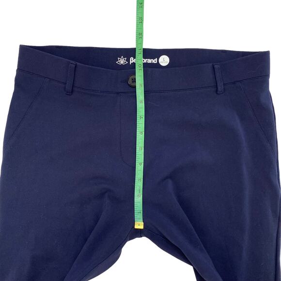 BETABRAND Straight Leg Classic Dress Yoga Pants Navy Blue Large Petite #W0076 - Picture 7 of 8